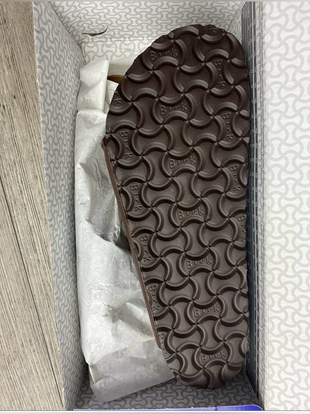 Birkenstock 🔥 Arizona Birko-Flor Brown Leather Sandals Slides Men’s Sz 43 10 NEW - Picture 7 of 12